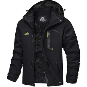 ❤️ Men's Water Resistant Fleece Lined Mountain Windproof  Warm Snow Ski Jacket